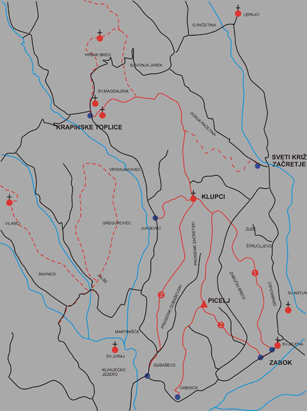 sv križ začretje karta Zagorski bregoviti put sv križ začretje karta
